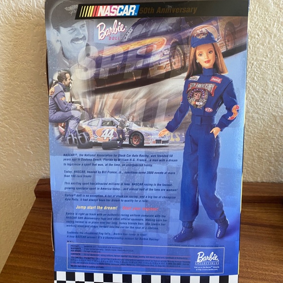 NASCAR Barbie 1998 50th Anniversary Collector Edition Doll Mattel # 20442 NIB - Picture 5 of 9